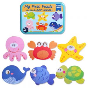 6 In A Box Puzzle Games (Ocean)