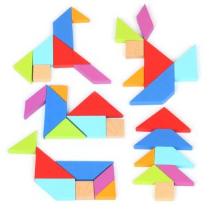 Alternative view of Tangram Wooden Puzzle