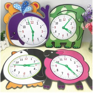 Animal Learning Clock (Assorted Designs)