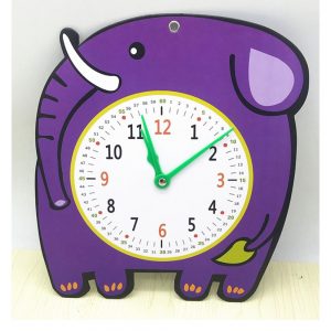 Alternative view of Animal Learning Clock (Assorted Designs)