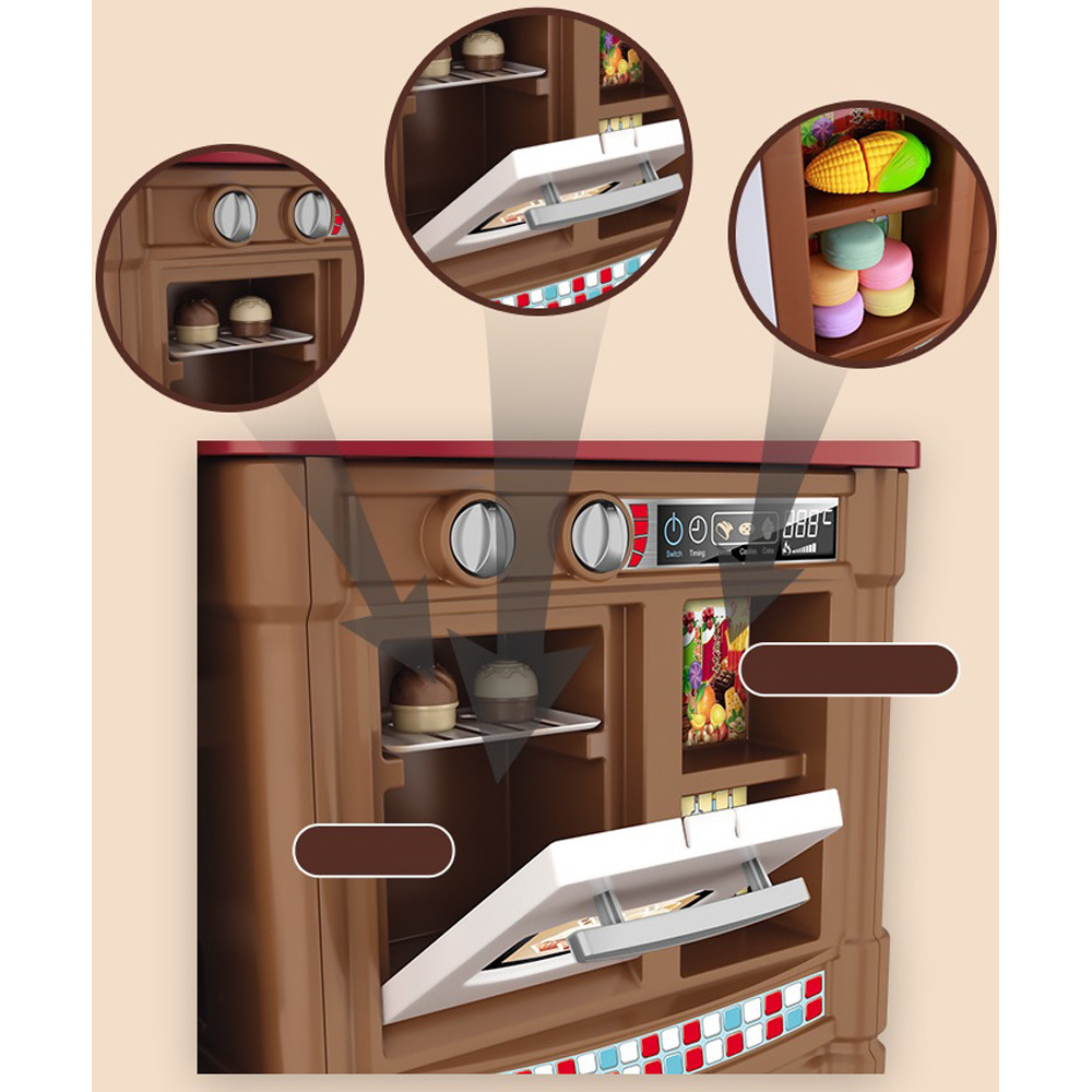Kitchen Set (Brown) - Image 5