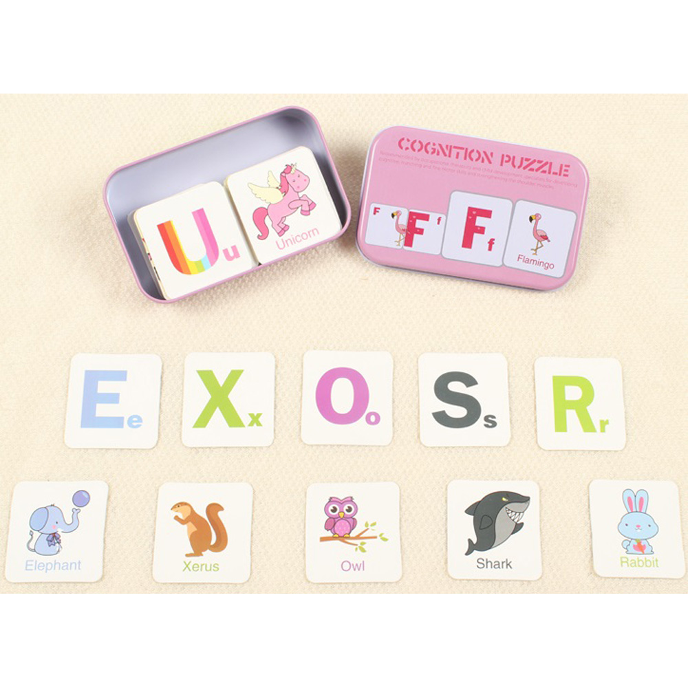 Cognition Puzzle (Alphabets Pink)
