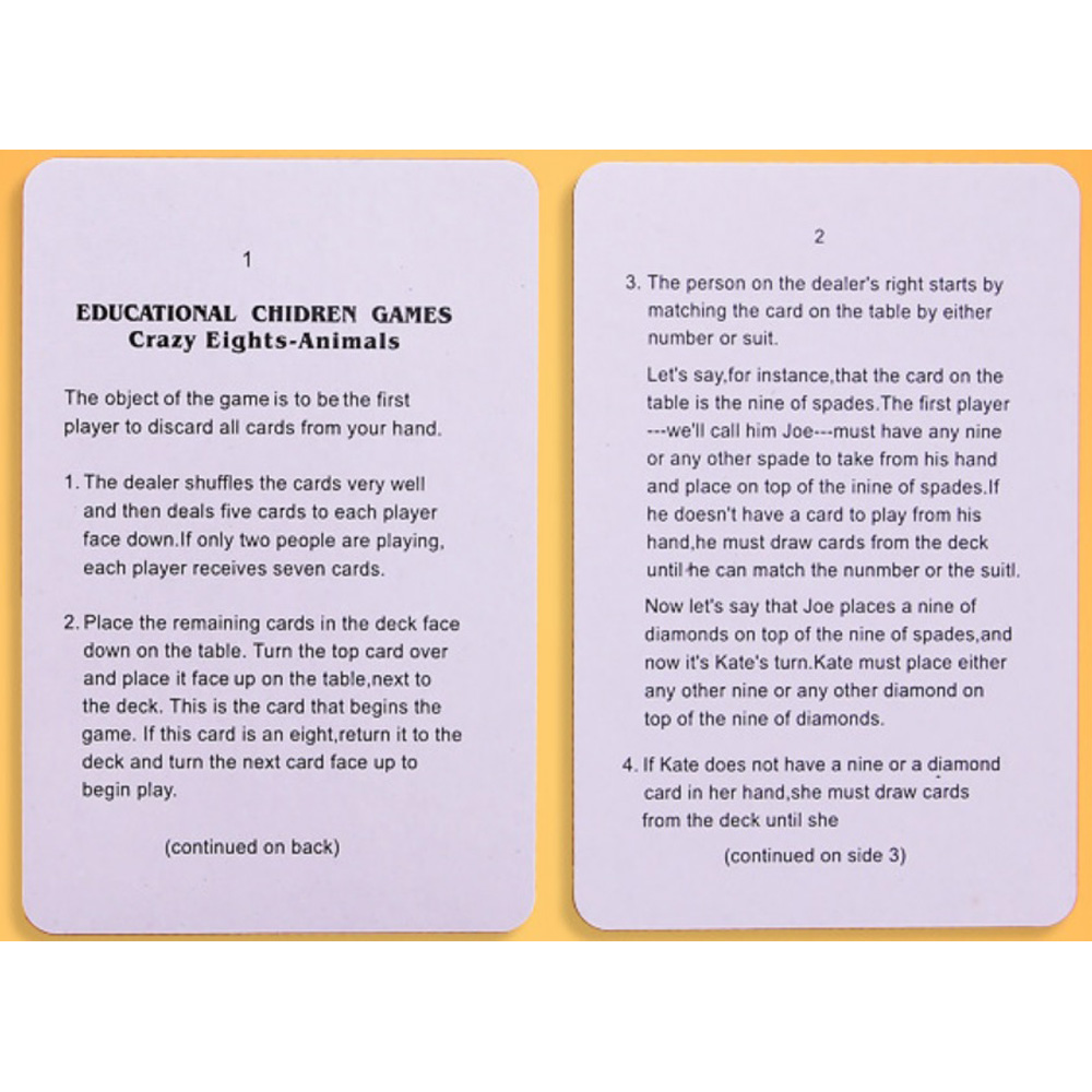 Card Game (Crazy Eight) - Image 3