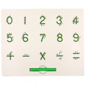 Alternative view of Magnetic Pad (Numbers Green)