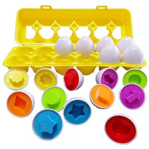 Alternative view of Matching Eggs (Shapes)