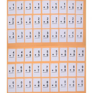 Alternative view of Maths Flash Cards Addition