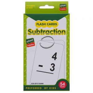 Maths Flash Cards Subtraction