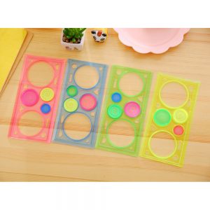 Alternative view of Spiral Stencil (Assorted Colors)