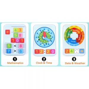 Alternative view of Time & Numbers Learning Box