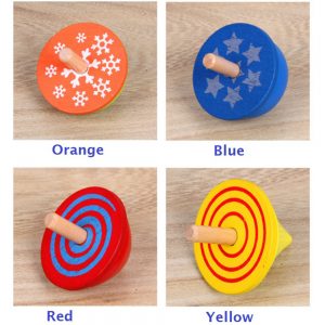 Alternative view of Wooden Tops (4 Pieces)