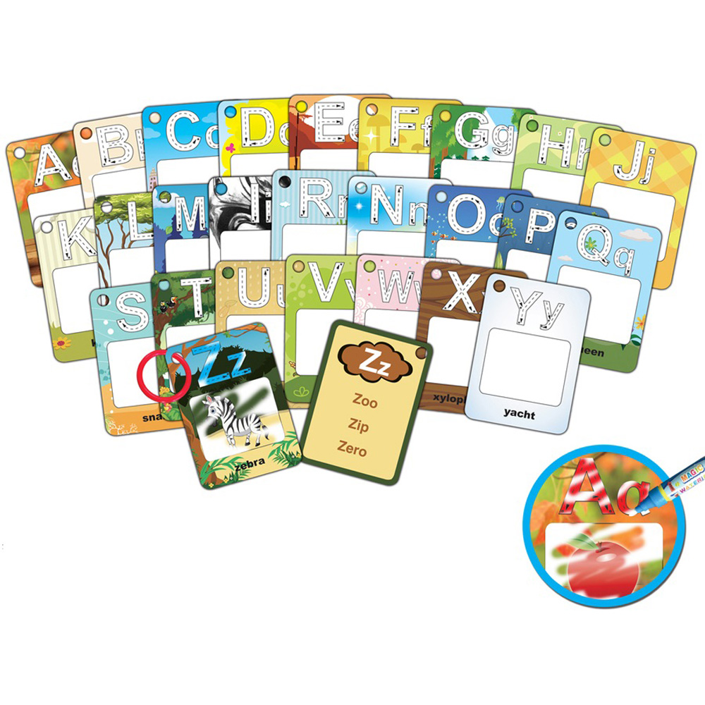Water Magic Word Cards (Alphabets)
