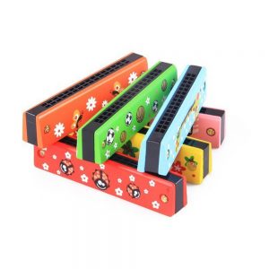 Wooden Harmonica (Assorted Colors)