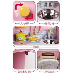 Alternative view of Wooden Kitchen Set (Japanese Theme)