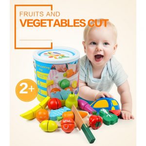 Wooden Fruits & Vegetables Cut