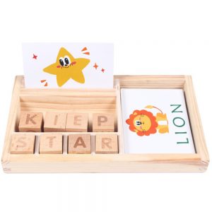 Wooden Matching Letters