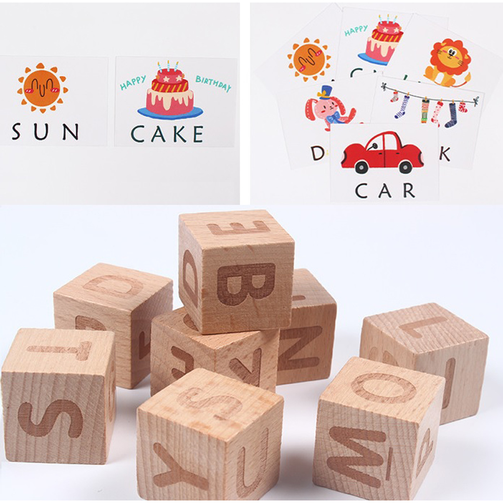 Wooden Matching Letters - Image 3