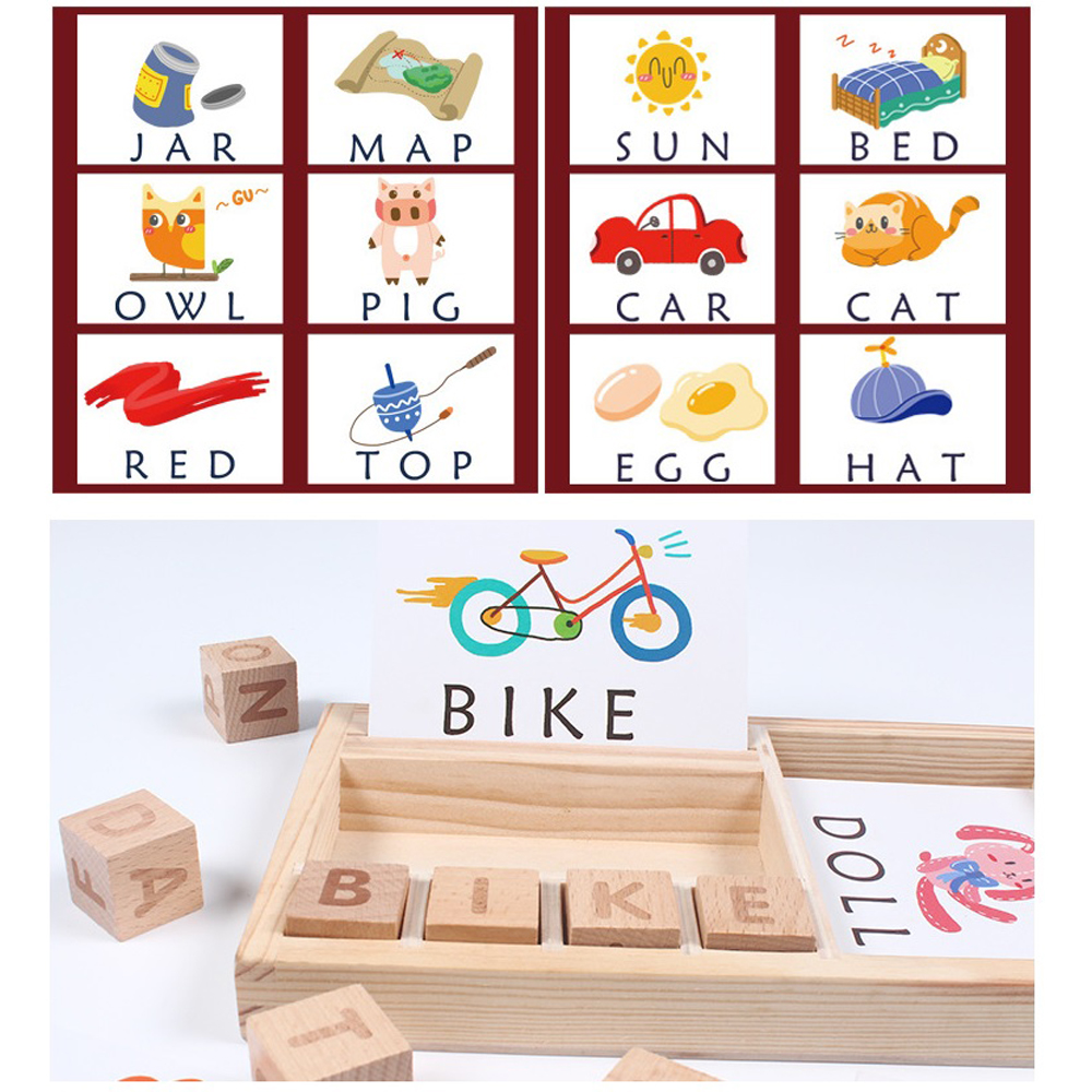Wooden Matching Letters - Image 6