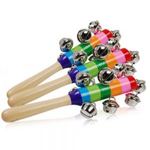 Alternative view of Wooden Shaker Bells (Assorted Colors)