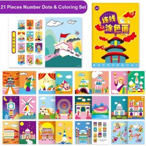 AA Number Dots & Coloring Set