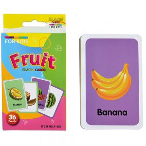 Educational Flash Cards Fruits