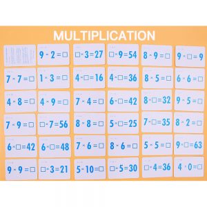 Alternative view of Educational Flash Cards Multiplication