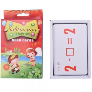 Educational Flash Cards Subtraction