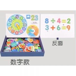 Alternative view of Magnetic Learning Box (Numbers)