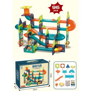 Alternative view of Magnetic Marble Playground (96 Pieces)