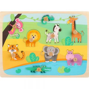 OJR Knob Puzzle (Zoo Animals)