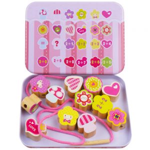 Threading Beads (Pink)
