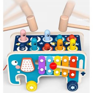 Alternative view of Elephant Wack A Mole Pull Along (Xylophone)