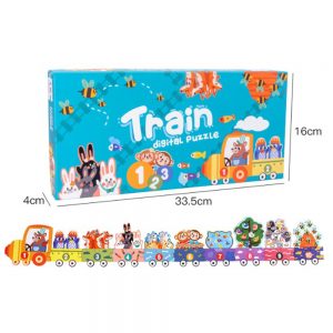 Number Puzzle Train (19 Pieces)