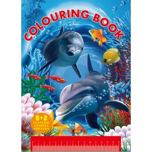 BW Coloring Book Marine Life