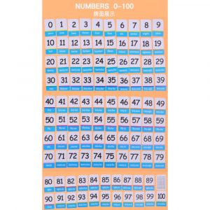 Alternative view of Educational Flash Cards Numbers 0-100