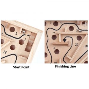 Alternative view of Mini Wooden Labyrinth