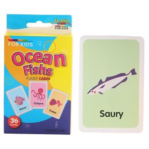 Educational Flash Cards Ocean Fish