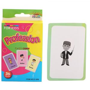 Educational Flash Cards Profession