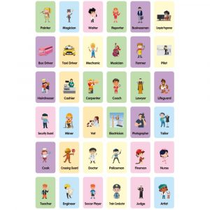 Alternative view of Educational Flash Cards Profession