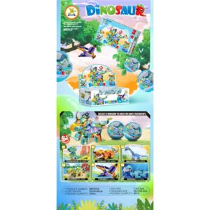 SM Capsule Toys Dinosaurs Tri (6 Designs)