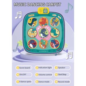 Alternative view of Dinosaur Music Carpet