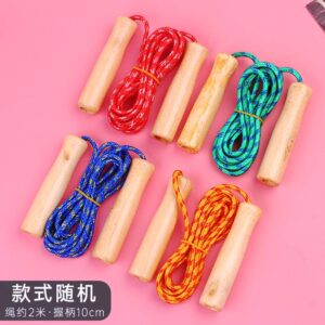 Skipping Rope (Wooden) ( Assorted Colors)