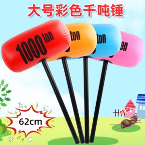 Inflatable 1000 Ton Hammer (Assorted Colors)