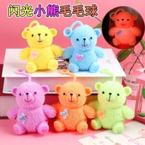 Lighted Puffer Bear (Assorted Colors)