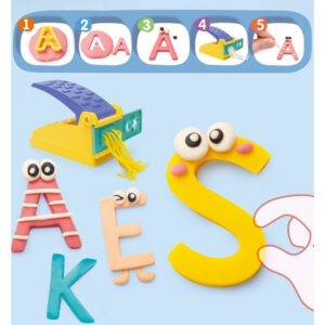 Alternative view of Color Dough (Alphabet Learning)