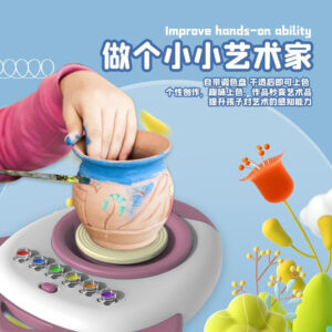 Alternative view of DIY Pottery Set (Blue Dinosaur)