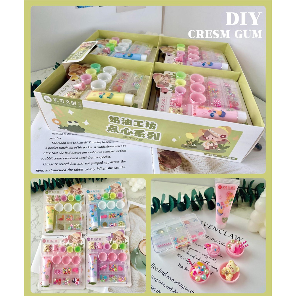 DIY Cream Glue (Dessert) (Assorted Designs)