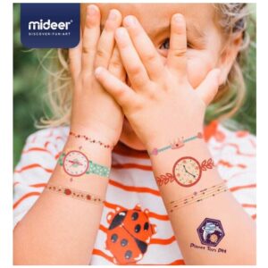 Alternative view of MiD Watch & Bracelet Tattoos (Assorted Colors)