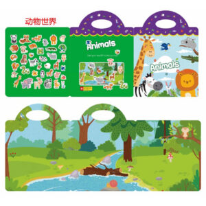 Alternative view of Reusable Stickers (Animals)