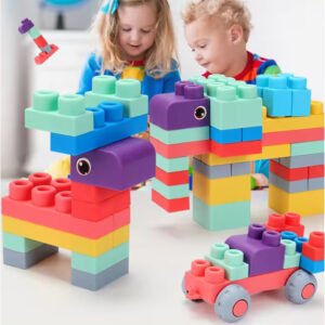 Alternative view of Soft Building Blocks (50 Pieces)