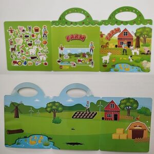 Alternative view of Reusable Stickers (Farm)